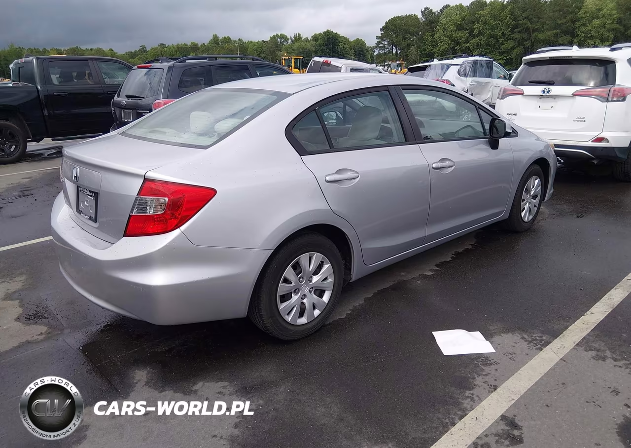 2012 Honda Civic Lx VIN:19XFB2F51CE386975 - 4