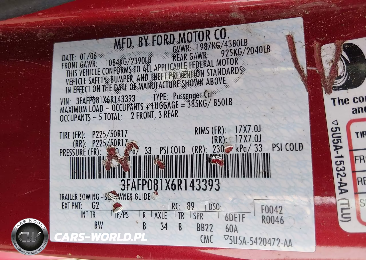 2006 Ford Fusion Sel VIN:3FAFP081X6R143393 - 9