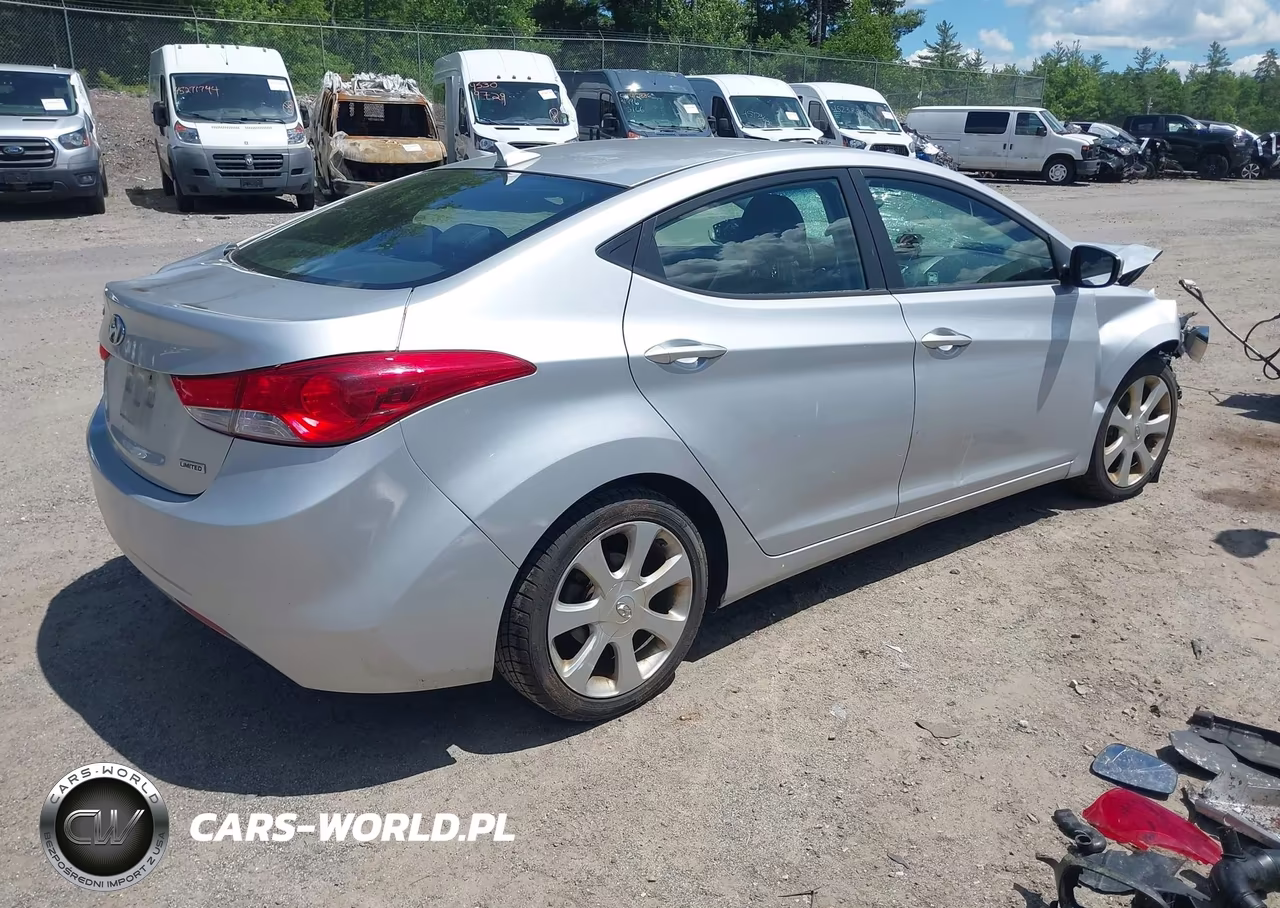 2012 Hyundai Elantra Limited (Ulsan Plant) VIN:KMHDH4AE0CU475779 - 4
