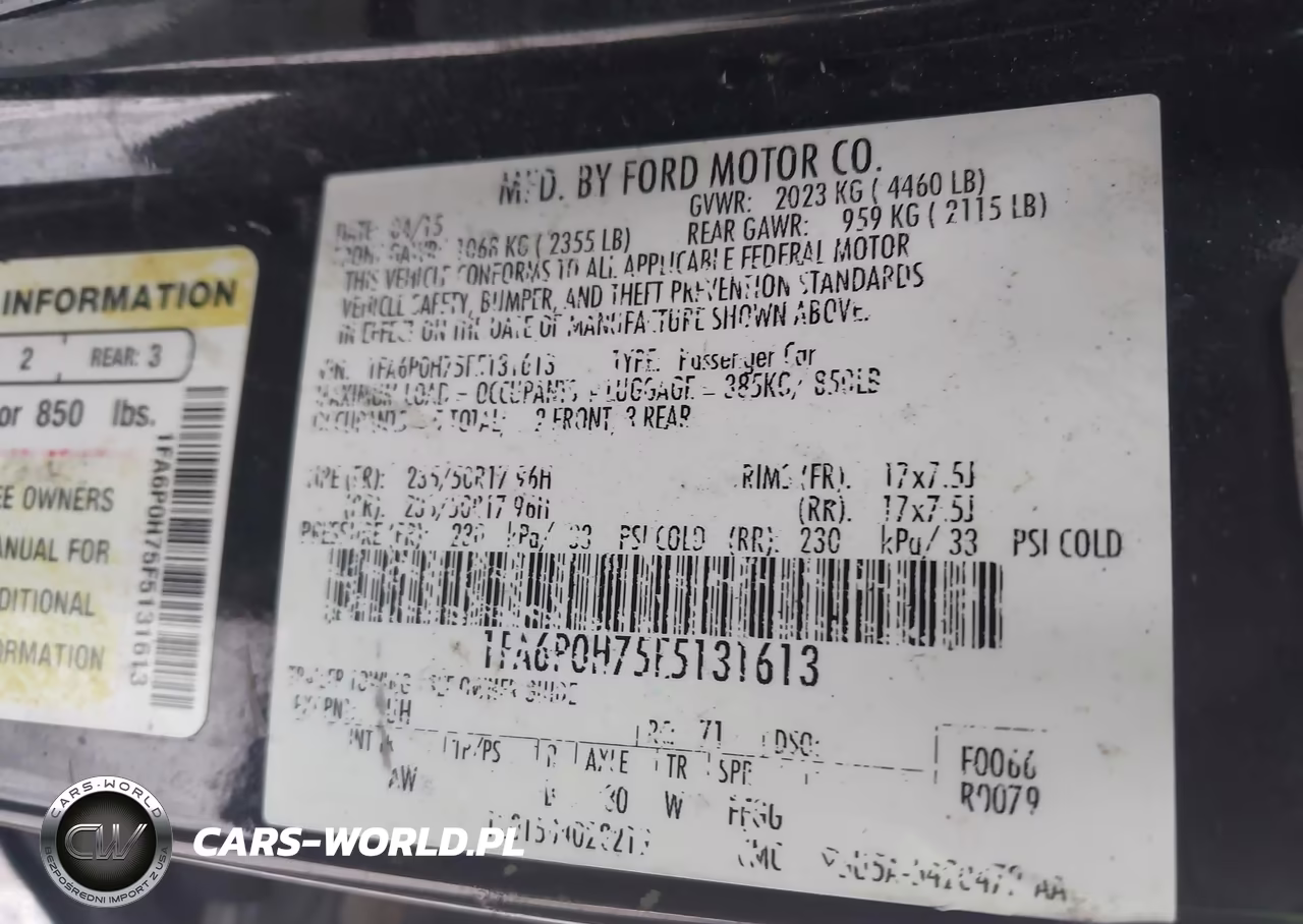 2015 Ford Fusion Se VIN:1FA6P0H75F5131613 - 9