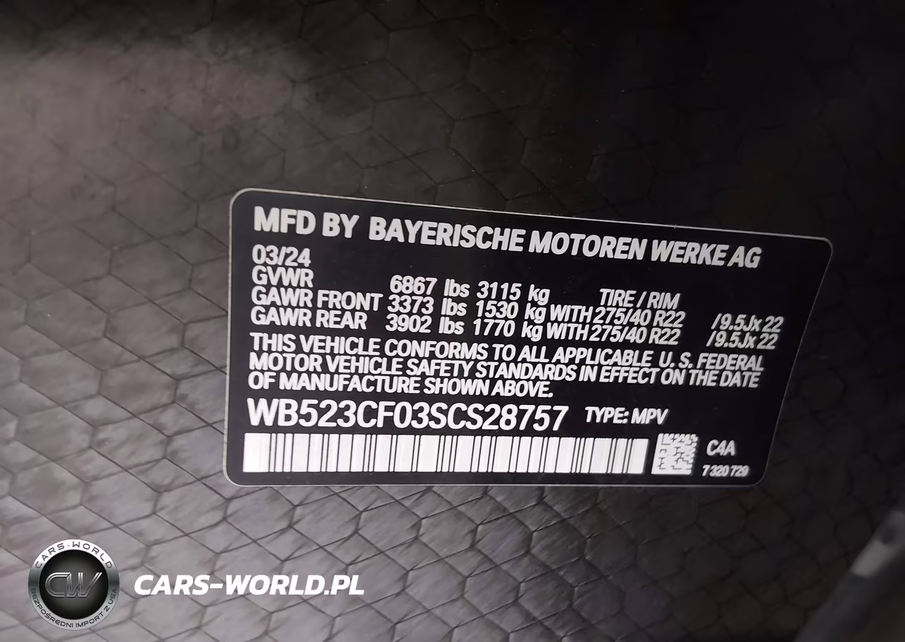 2025 BMW Ix xDrive50 VIN:WB523CF03SCS28757 - 9