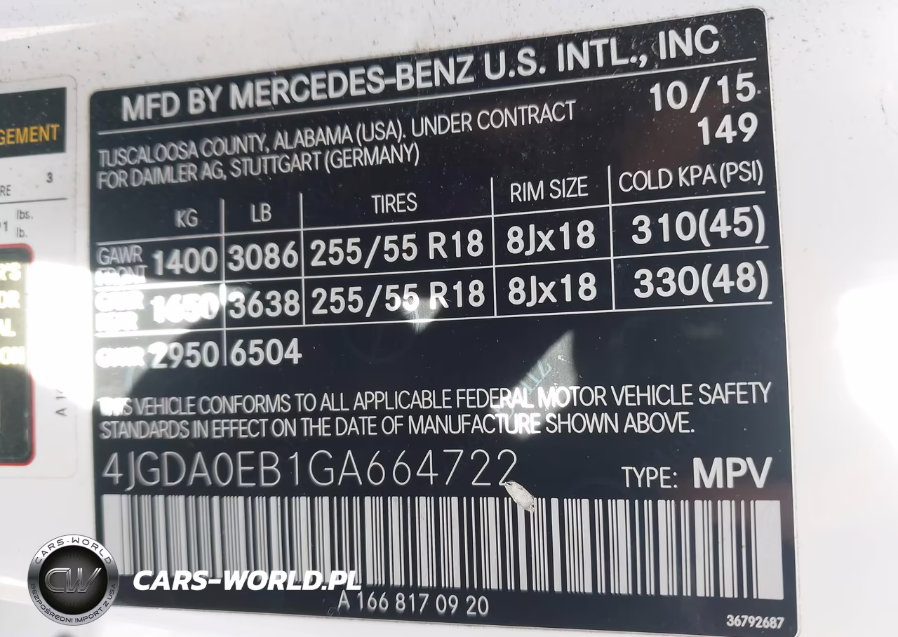 2016 Mercedes-Benz Gle 300D 4Matic VIN:4JGDA0EB1GA664722 - 9