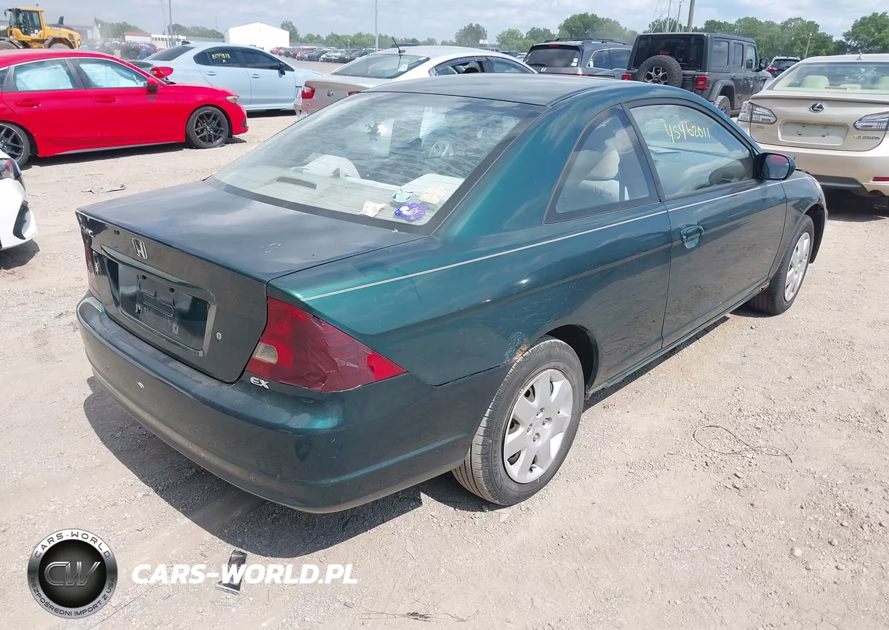 2001 Honda Civic Ex VIN:1HGEM22991L058742 - 4