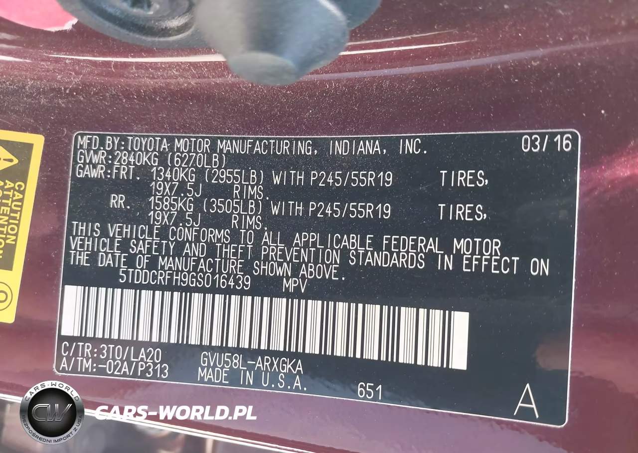 2016 Toyota Highlander Hybrid Limited VIN:5TDDCRFH9GS016439 - 9