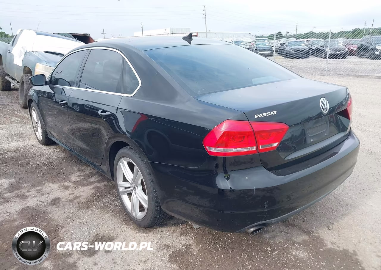 2012 Volkswagen Passat 3.6L V6 Se VIN:1VWBM7A3XCC075108 - 3