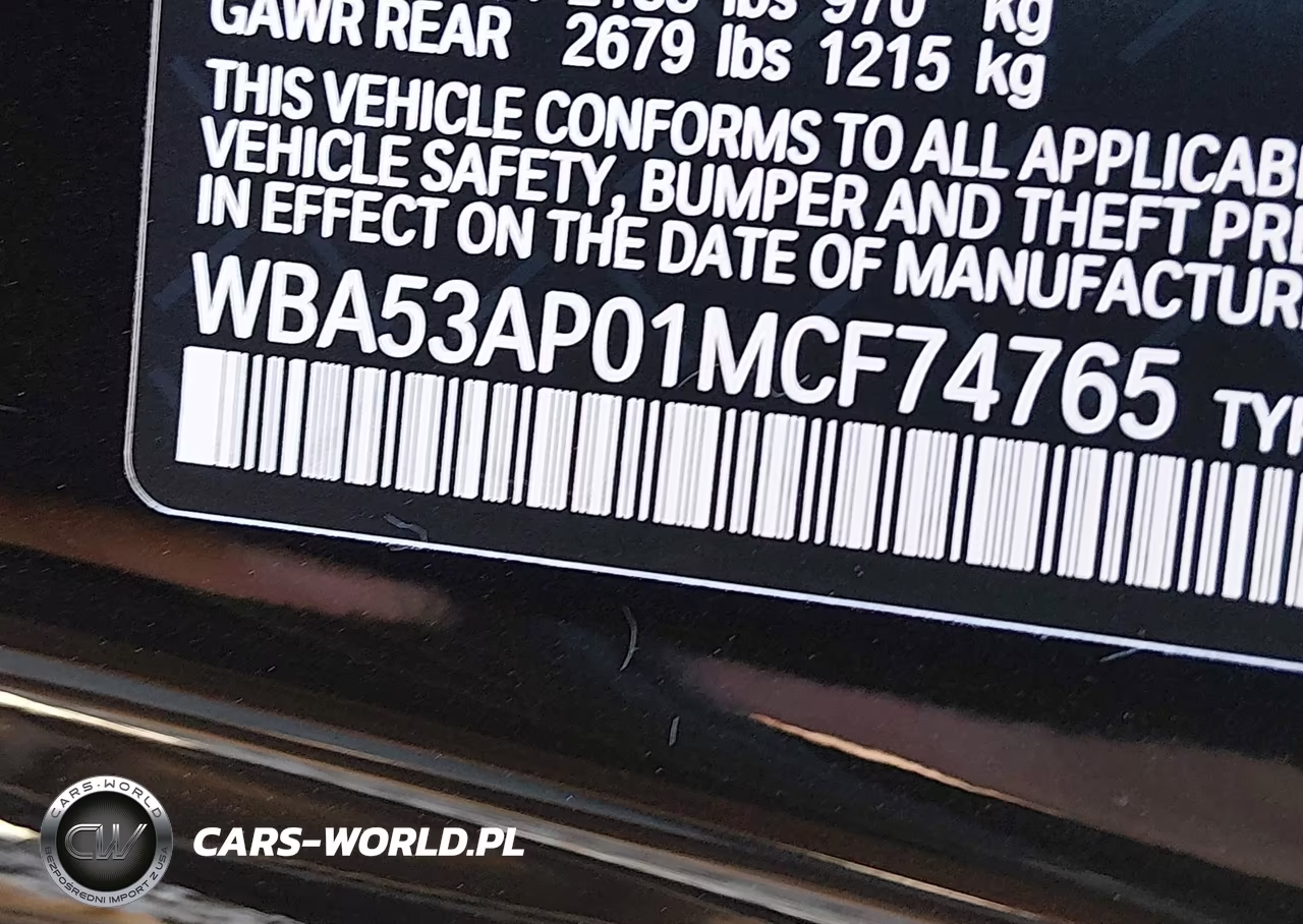 2021 BMW 430I VIN:WBA53AP01MCF74765 - 9