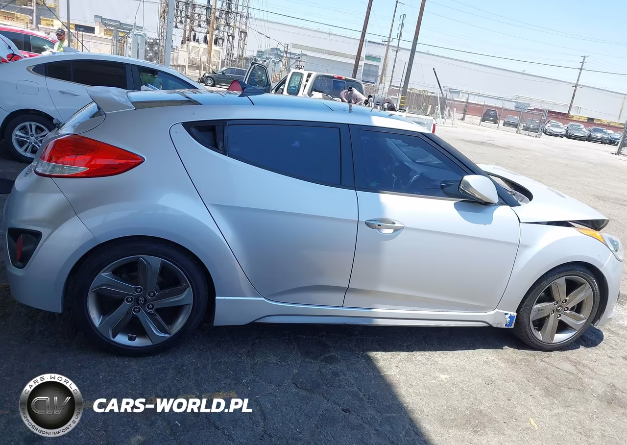 2013 Hyundai Veloster Turbo W-Blue VIN:KMHTC6AE9DU125851 - 13