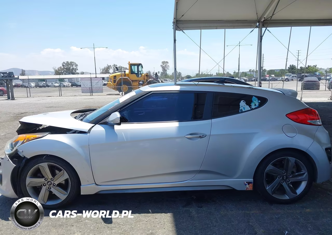2013 Hyundai Veloster Turbo W-Blue VIN:KMHTC6AE9DU125851 - 14