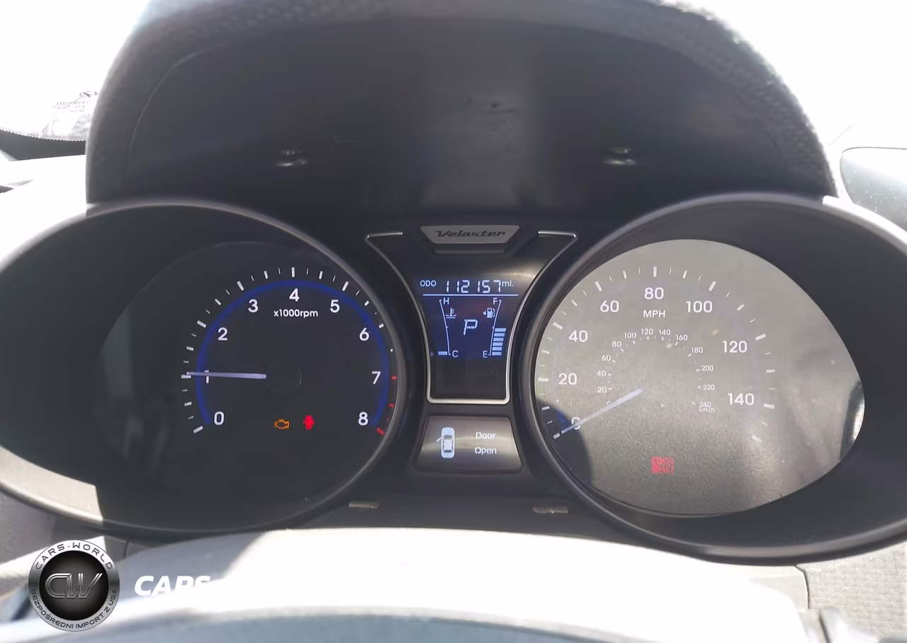 2013 Hyundai Veloster Turbo W-Blue VIN:KMHTC6AE9DU125851 - 7