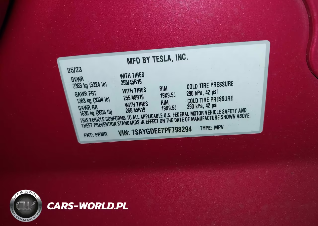 2023 Tesla Model Y Awd-Long Range Dual Motor All-Wheel Drive VIN:7SAYGDEE7PF798294 - 9