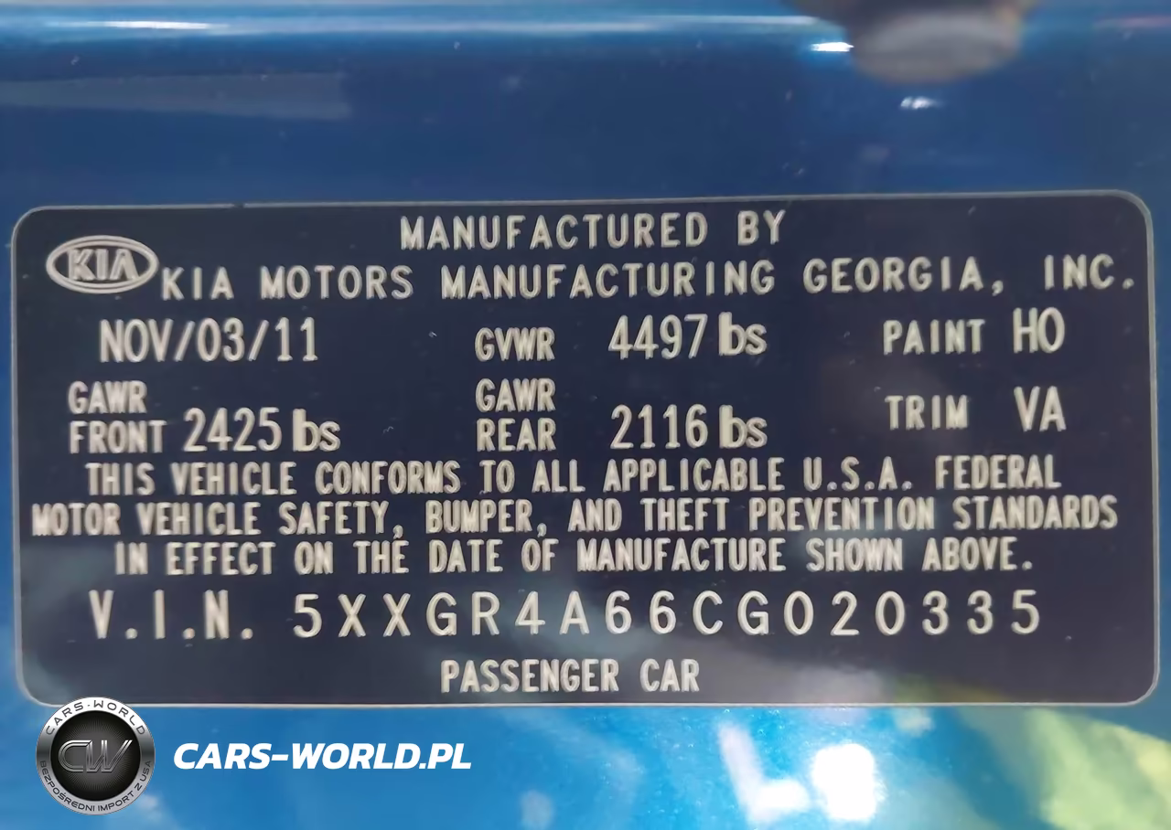 2012 Kia Optima Sx VIN:5XXGR4A66CG020335 - 9
