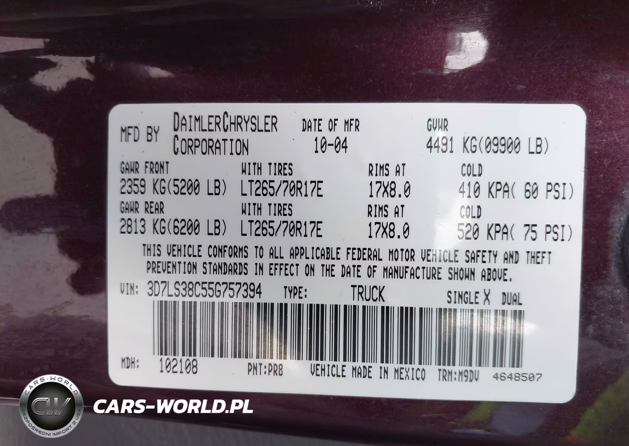 2005 Dodge Ram 3500 Slt-Laramie VIN:3D7LS38C55G757394 - 9