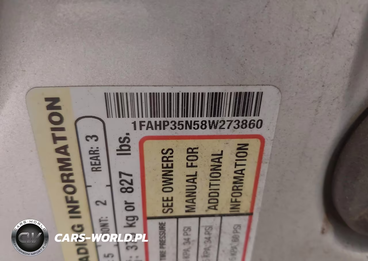 2008 Ford Focus Se-Ses VIN:1FAHP35N58W273860 - 9