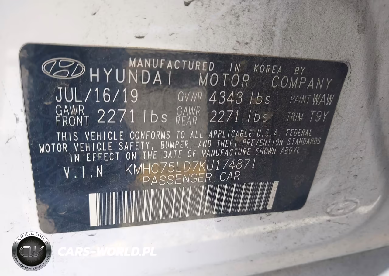 2019 Hyundai Ioniq Plug-In Hybrid Limited VIN:KMHC75LD7KU174871 - 9
