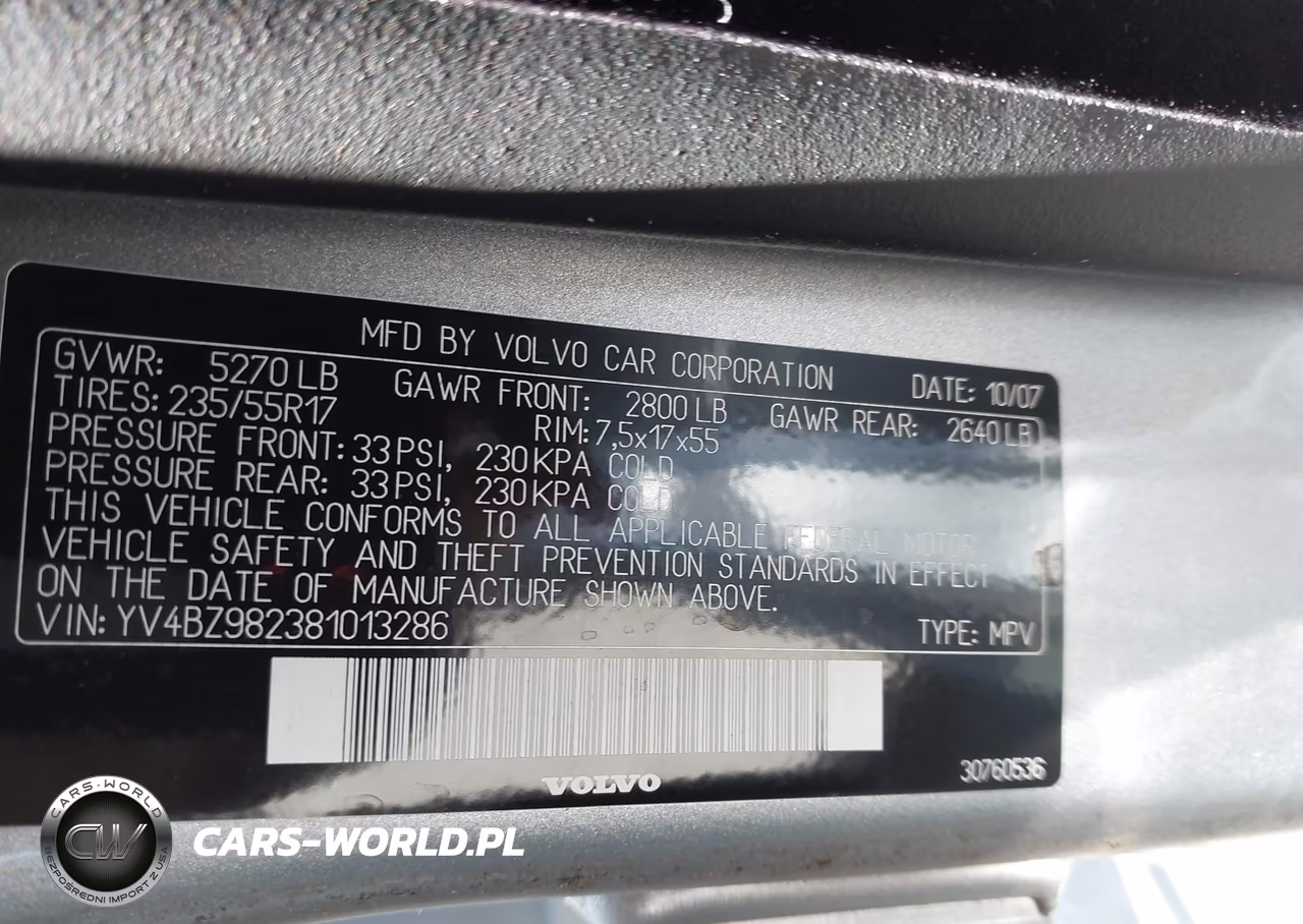 2008 Volvo Xc70 3.2 VIN:YV4BZ982381013286 - 9