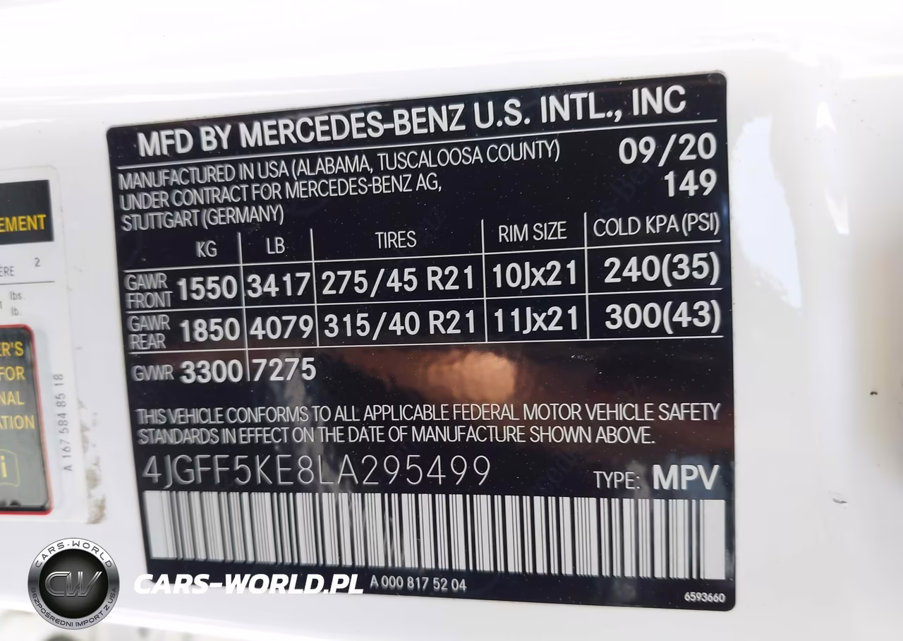2020 Mercedes-Benz Gls 450 4Matic VIN:4JGFF5KE8LA295499 - 9