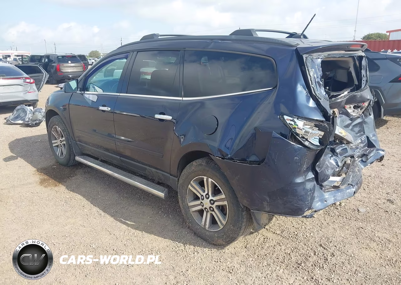 2015 Chevrolet Traverse Lt VIN:1GNKRGKDXFJ122155 - 3