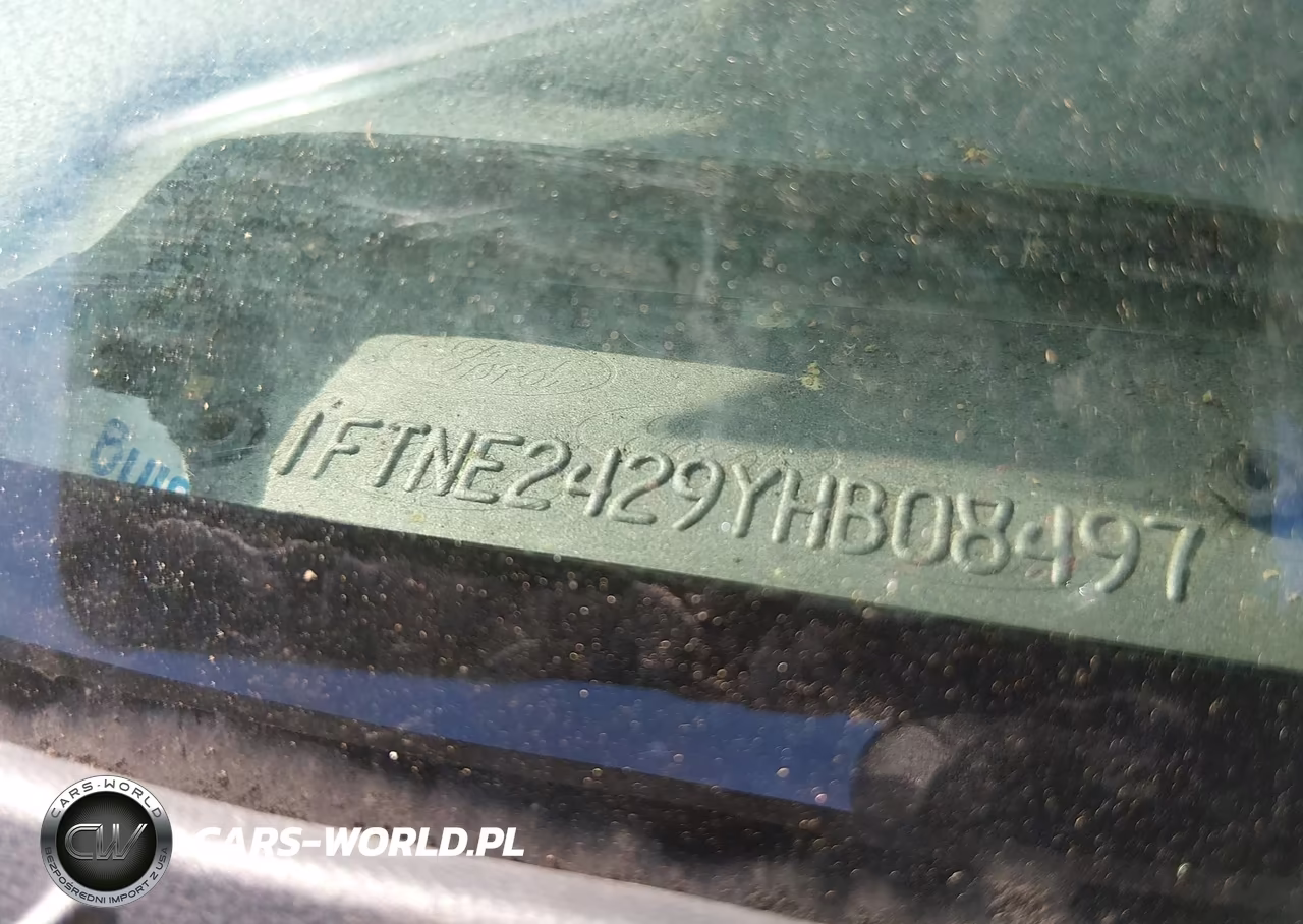 2000 Ford E-250 Commercial VIN:1FTNE2429YHB08497 - 11
