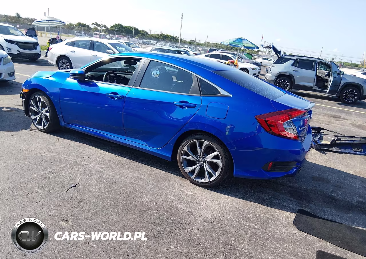 2020 Honda Civic Sport VIN:19XFC2F81LE008758 - 3