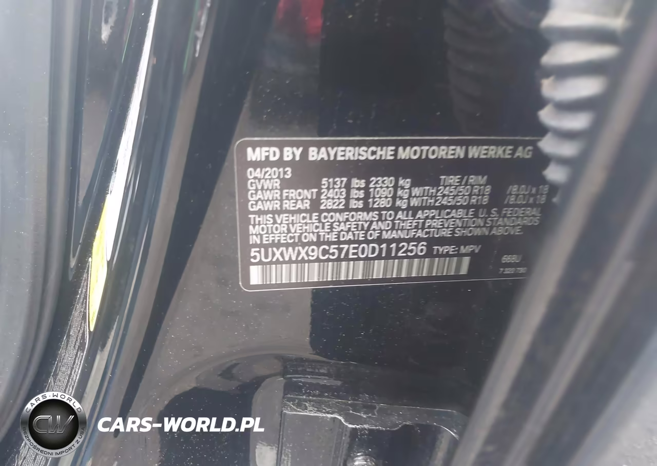 2014 BMW X3 xDrive28I VIN:5UXWX9C57E0D11256 - 9