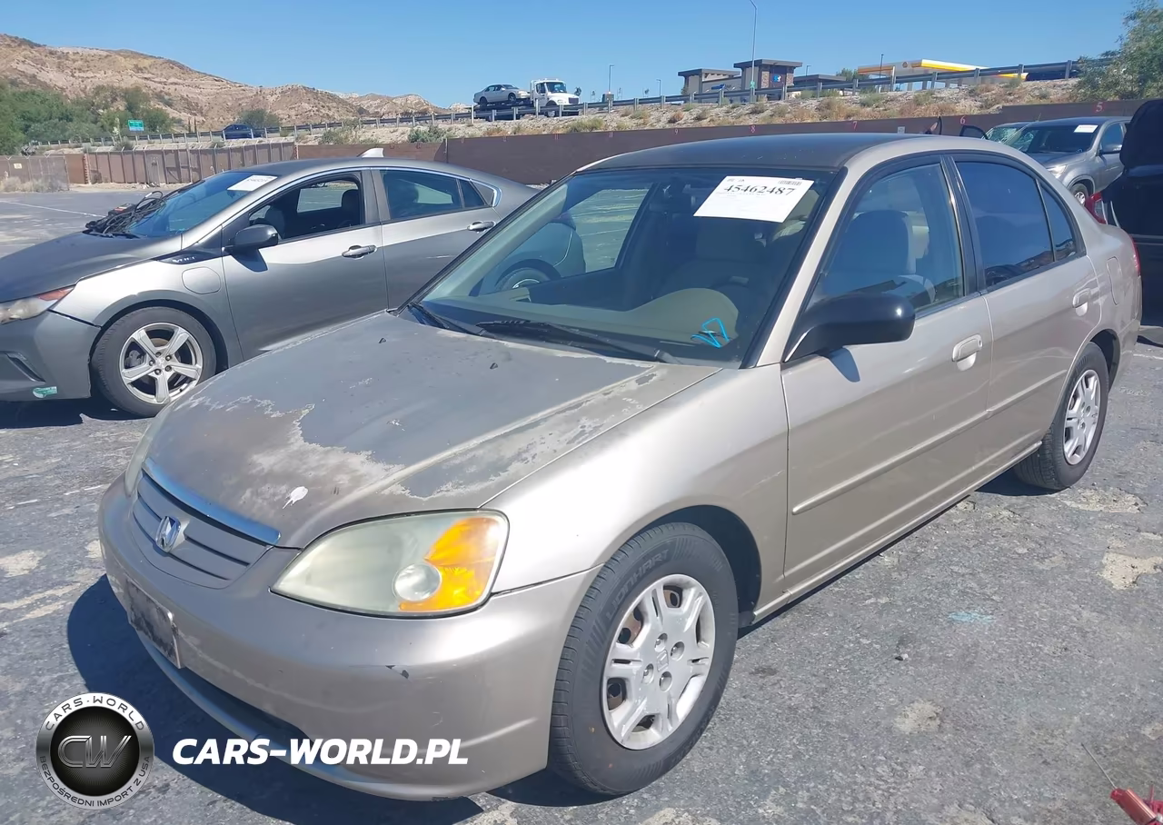 2002 Honda Civic Lx VIN:2HGES16592H603652 - 2