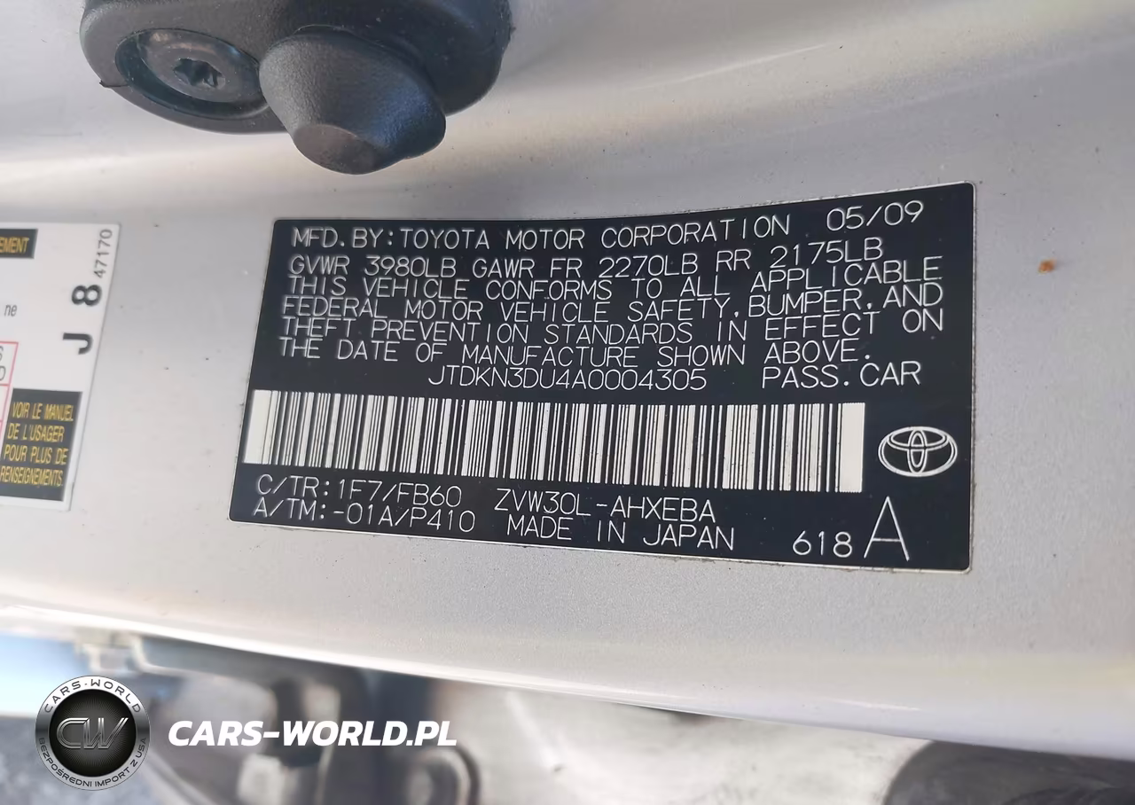2010 Toyota Prius Ii VIN:JTDKN3DU4A0004305 - 9