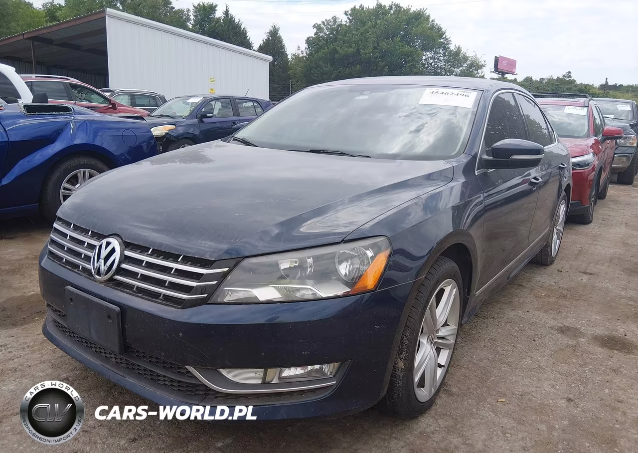 2014 Volkswagen Passat 2.0L Tdi Se VIN:1VWBN7A37EC079262 - 2