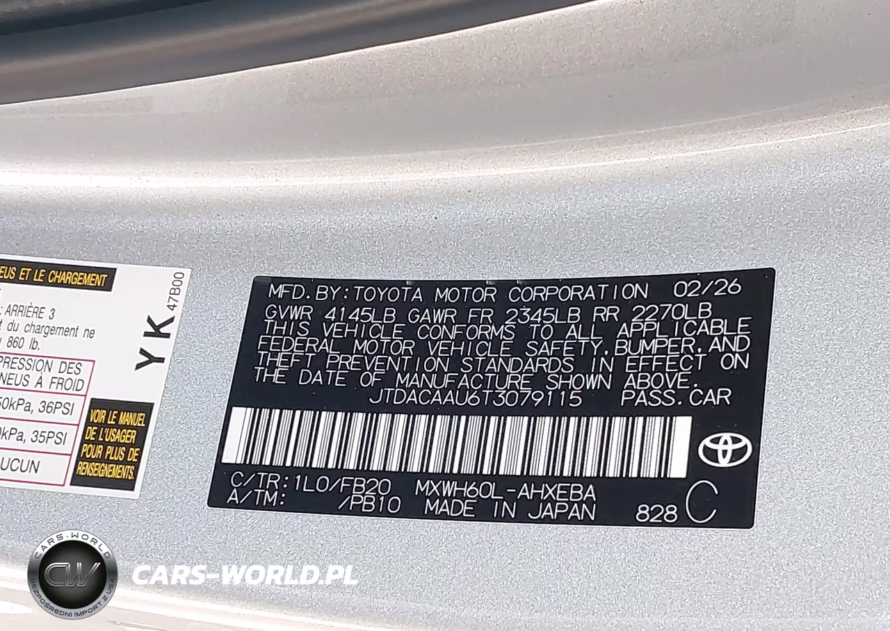 2026 Toyota Prius Le VIN:JTDACAAU6T3079115 - 9