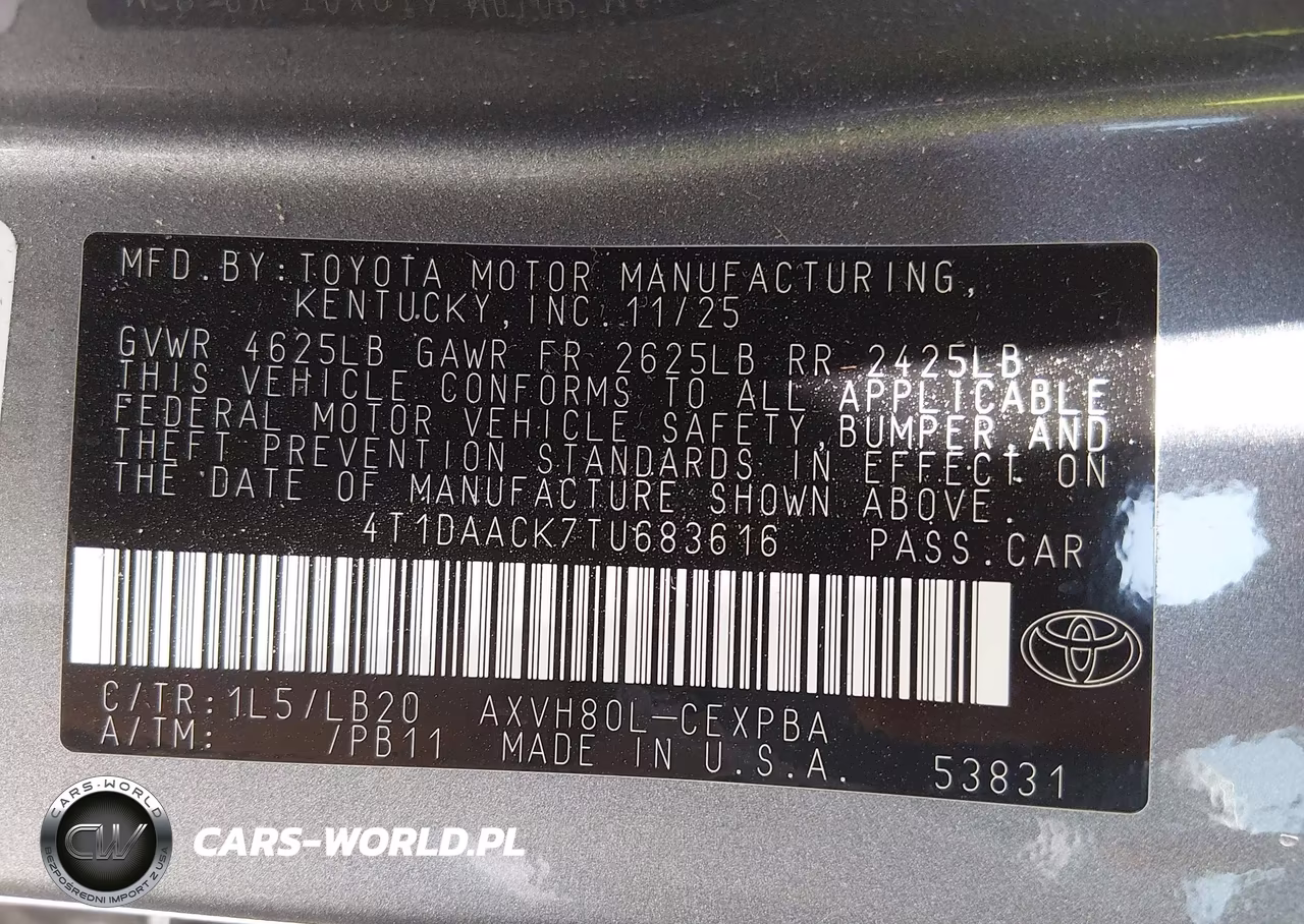 2026 Toyota Camry Xse VIN:4T1DAACK7TU683616 - 9