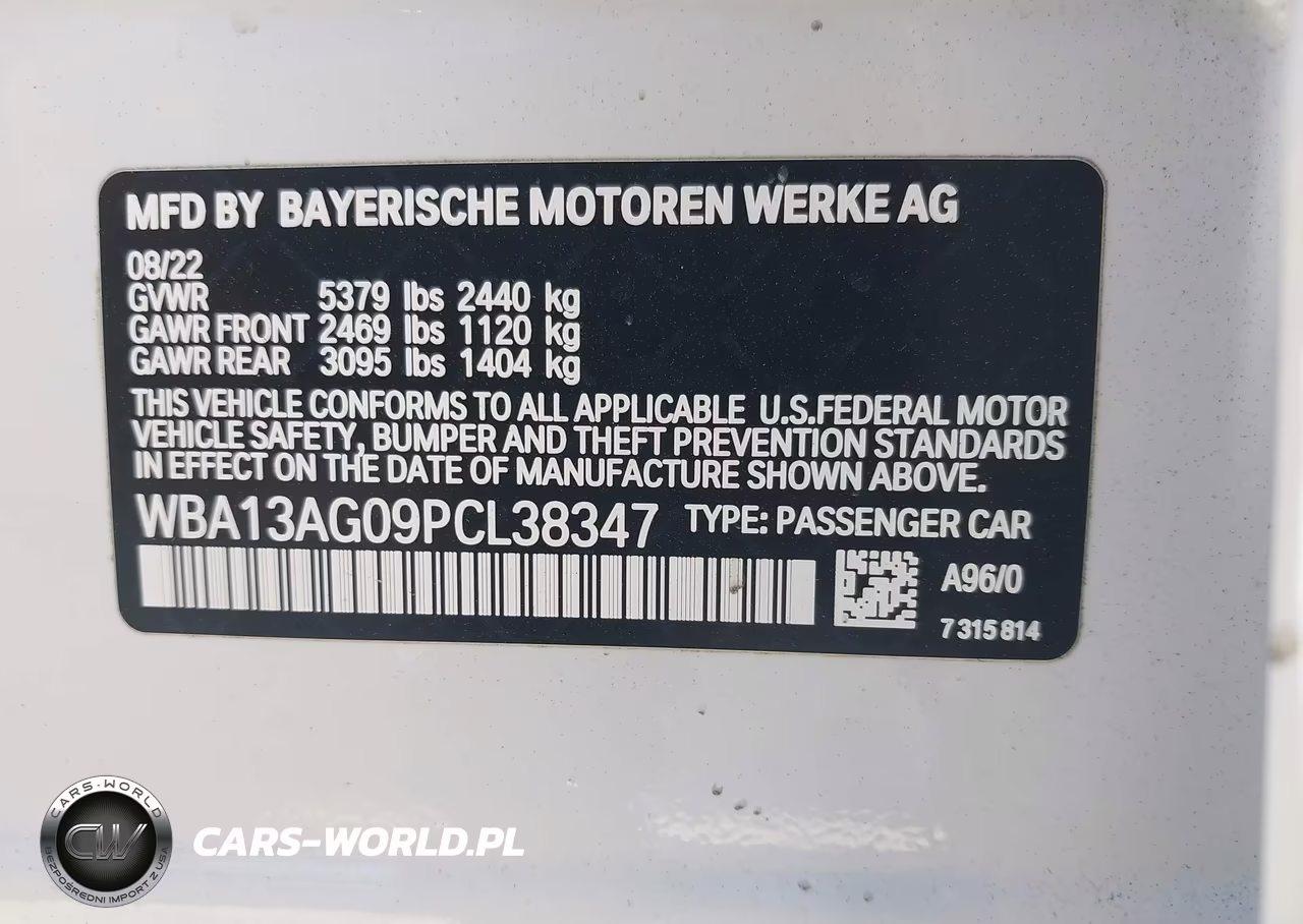 2023 BMW 530E VIN:WBA13AG09PCL38347 - 9