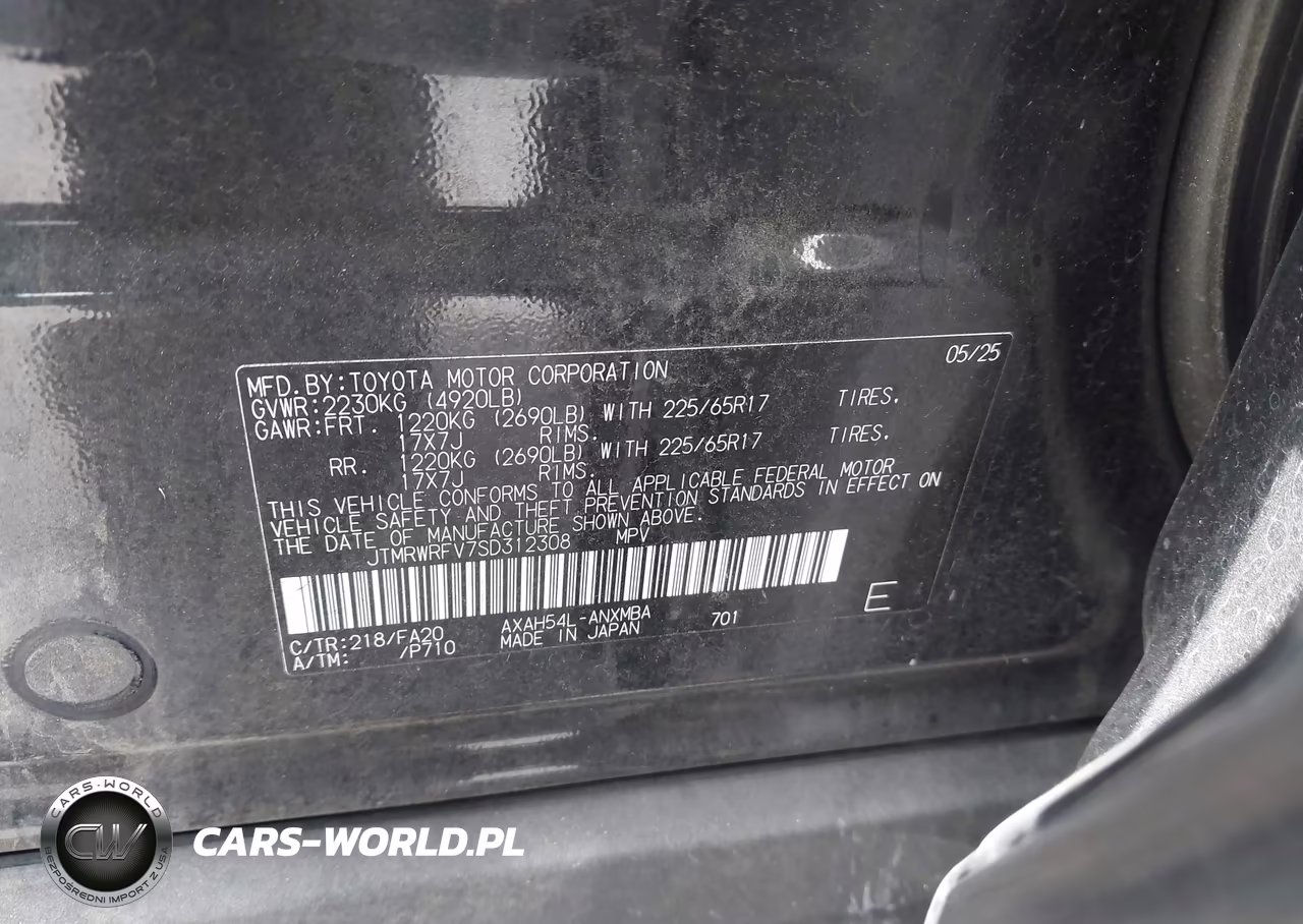 2025 Toyota Rav4 Hybrid Xle VIN:JTMRWRFV7SD312308 - 9