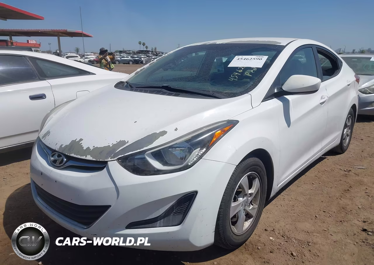 2014 Hyundai Elantra Se VIN:5NPDH4AE5EH484043 - 2