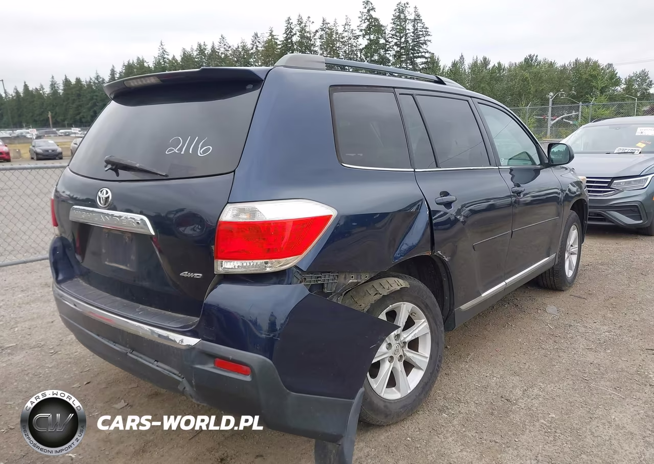 2013 Toyota Highlander Se V6 VIN:5TDBK3EH1DS222116 - 4