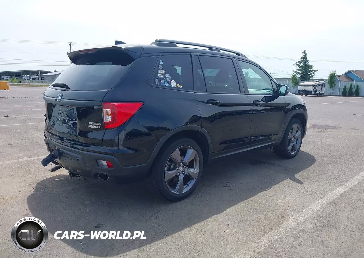 2021 Honda Passport Awd Touring VIN:5FNYF8H93MB036629 - 4