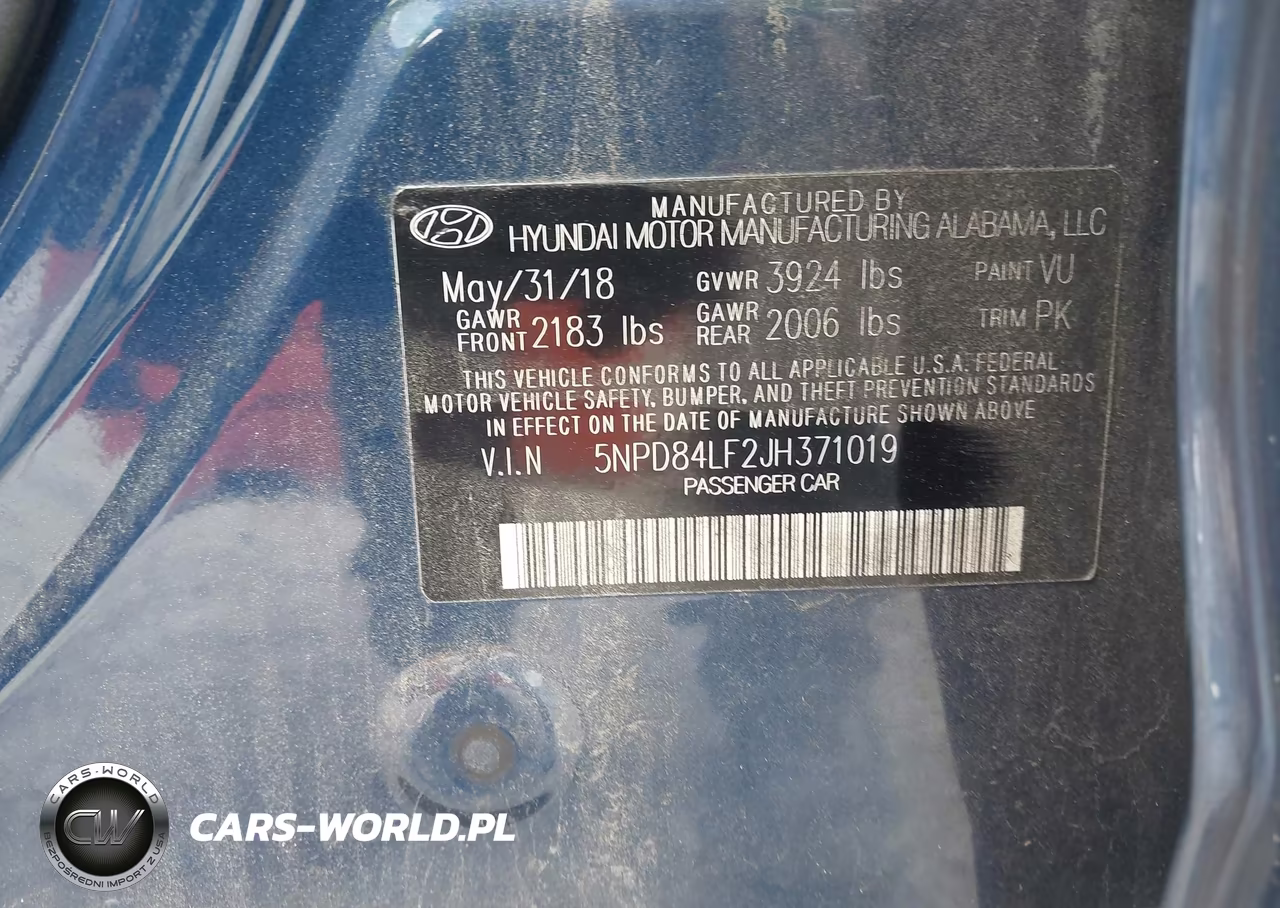 2018 Hyundai Elantra Value Edition VIN:5NPD84LF2JH371019 - 9