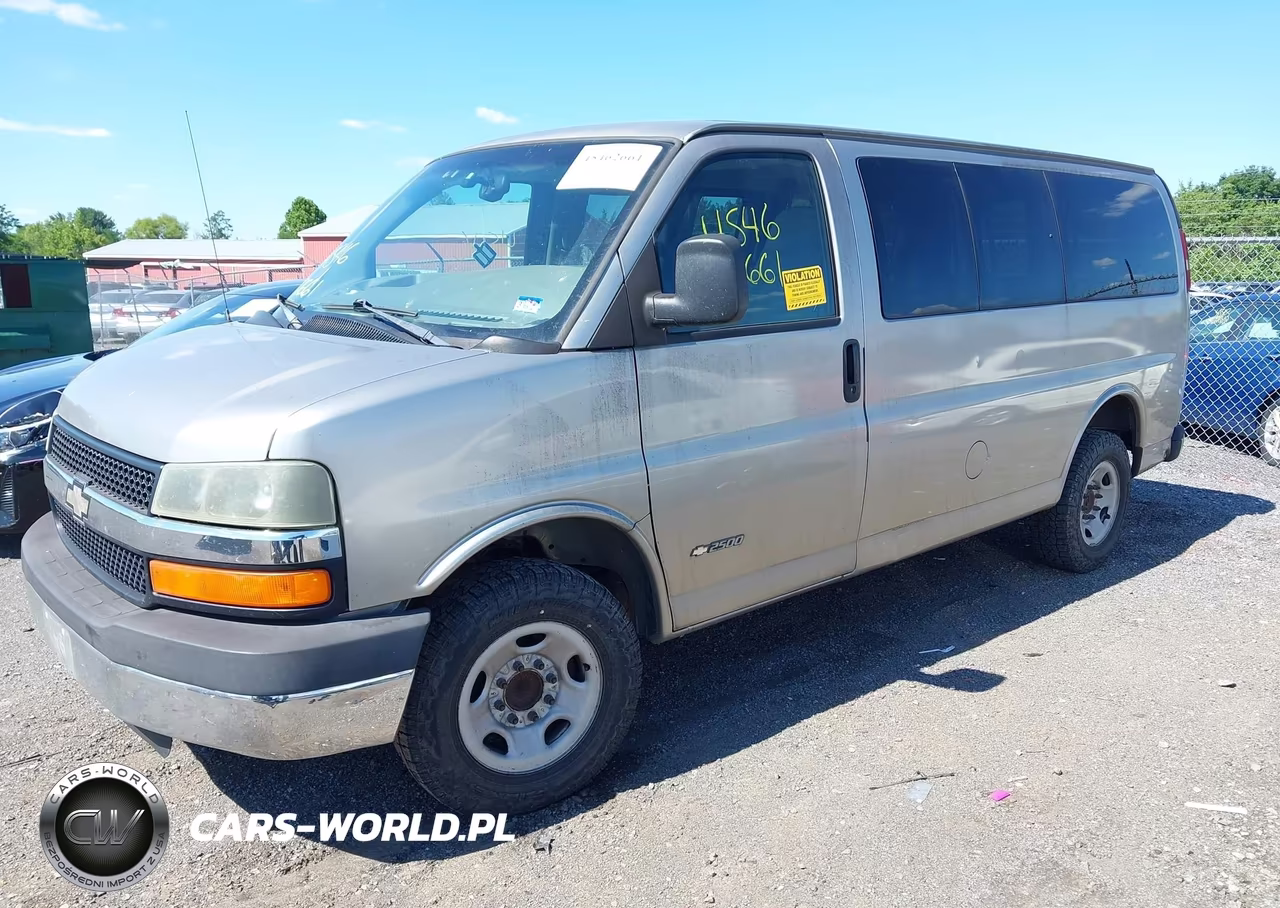 2003 Chevrolet Express Passenger VIN:1GAGG25U531120417 - 2