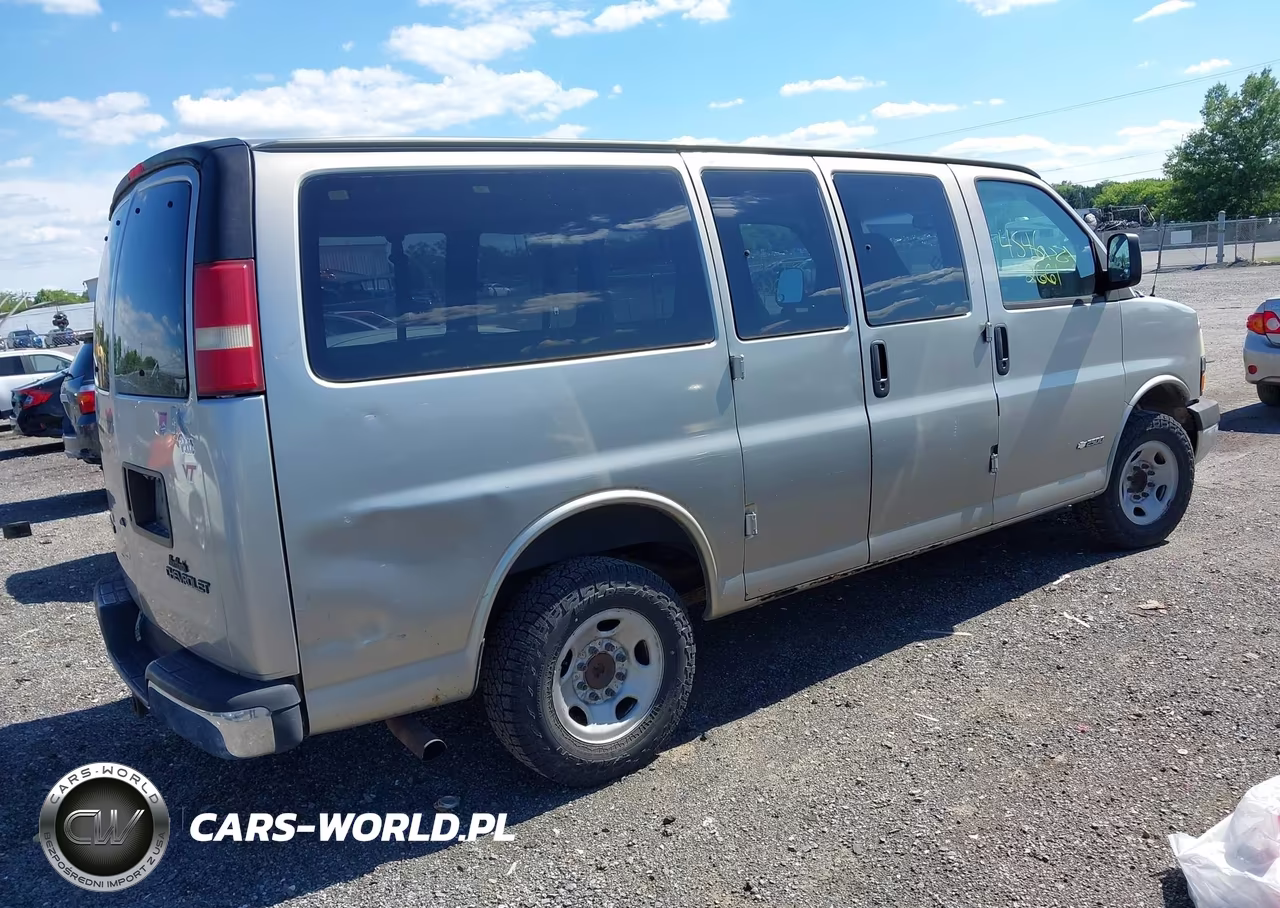2003 Chevrolet Express Passenger VIN:1GAGG25U531120417 - 4