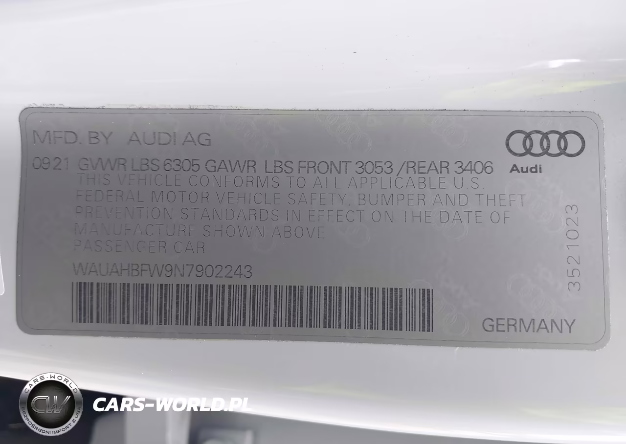2022 Audi Rs E-Tron Gt Quattro VIN:WAUAHBFW9N7902243 - 9