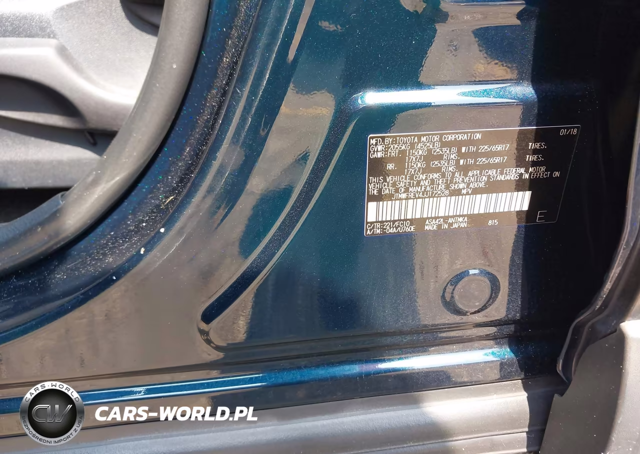 2018 Toyota Rav4 Xle VIN:JTMWFREV4JJ172528 - 9