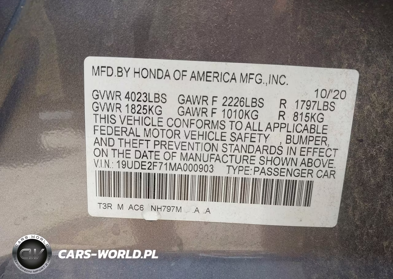 2021 Acura Ilx Premium Package-Technology Package VIN:19UDE2F71MA000903 - 9