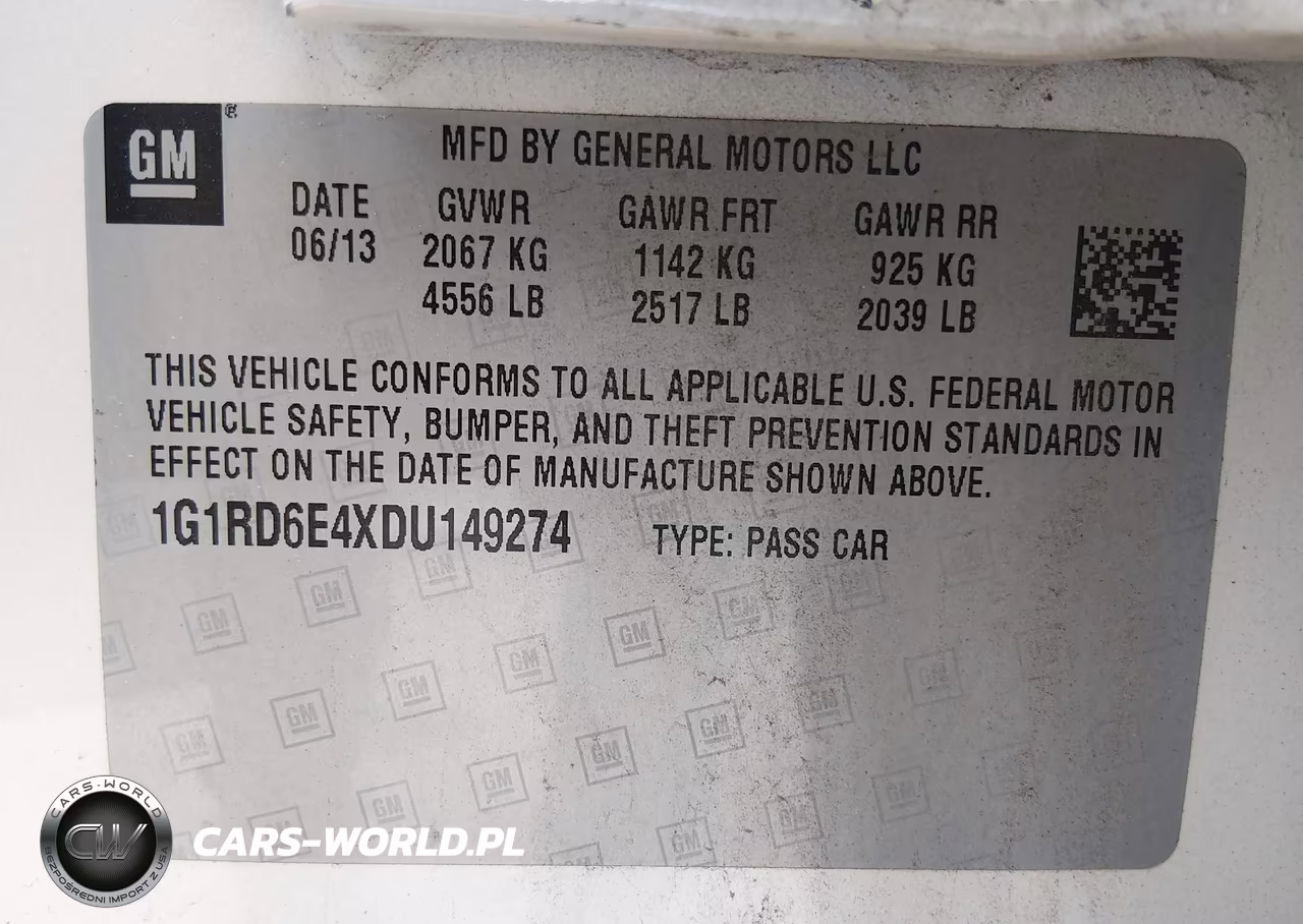 2013 Chevrolet Volt VIN:1G1RD6E4XDU149274 - 9