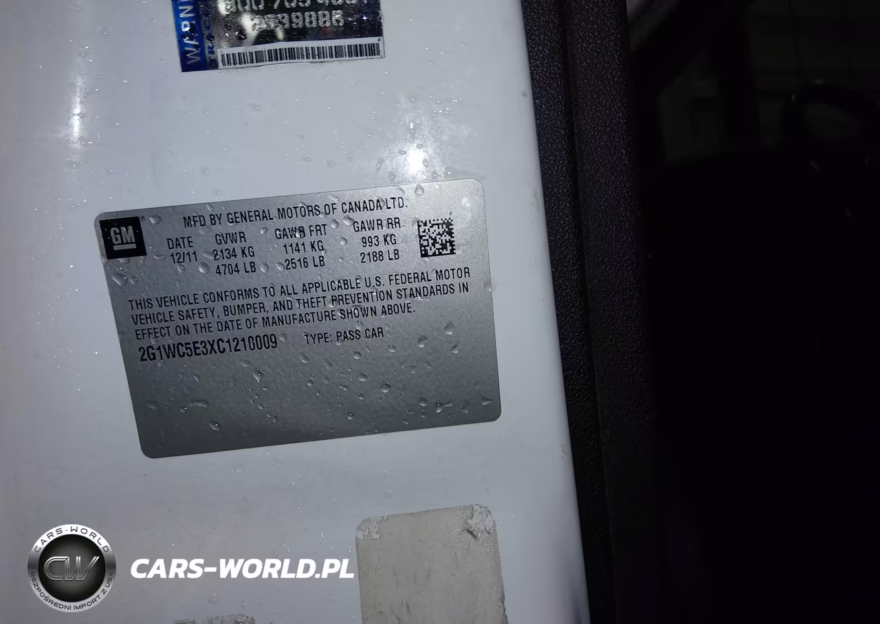 2012 Chevrolet Impala Ltz VIN:2G1WC5E3XC1210009 - 9