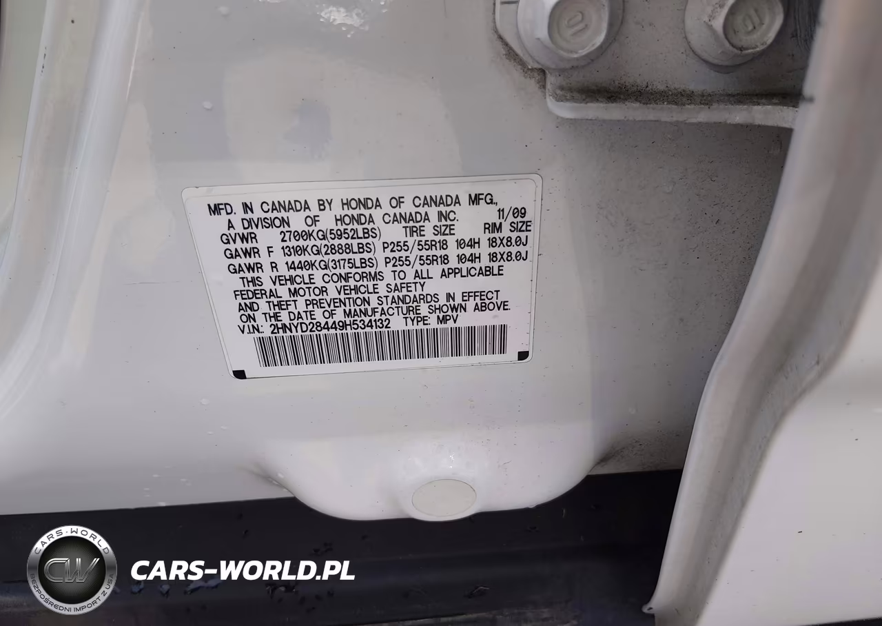 2009 Acura Mdx Technology Package VIN:2HNYD28449H534132 - 9
