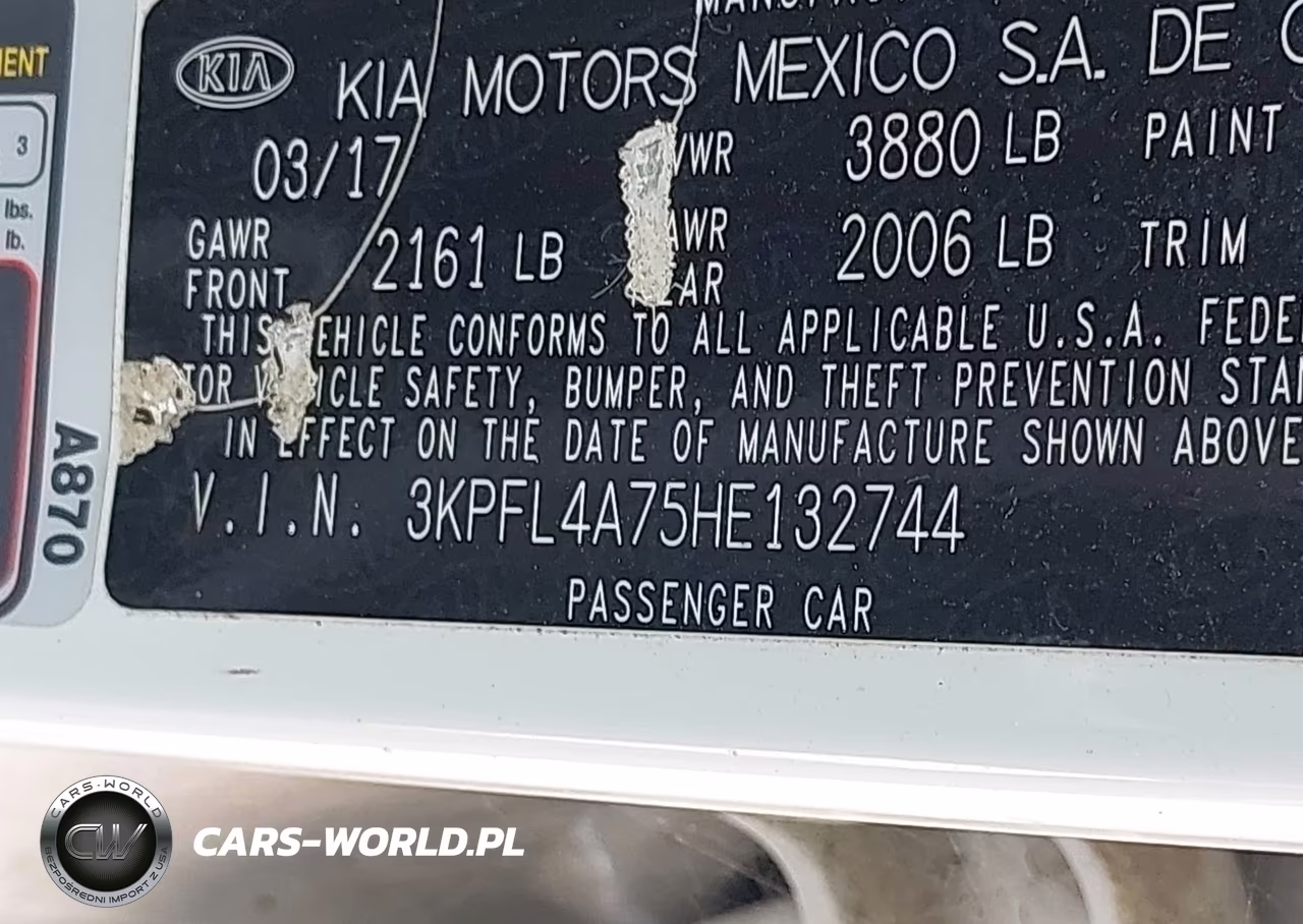 2017 Kia Forte Lx VIN:3KPFL4A75HE132744 - 9