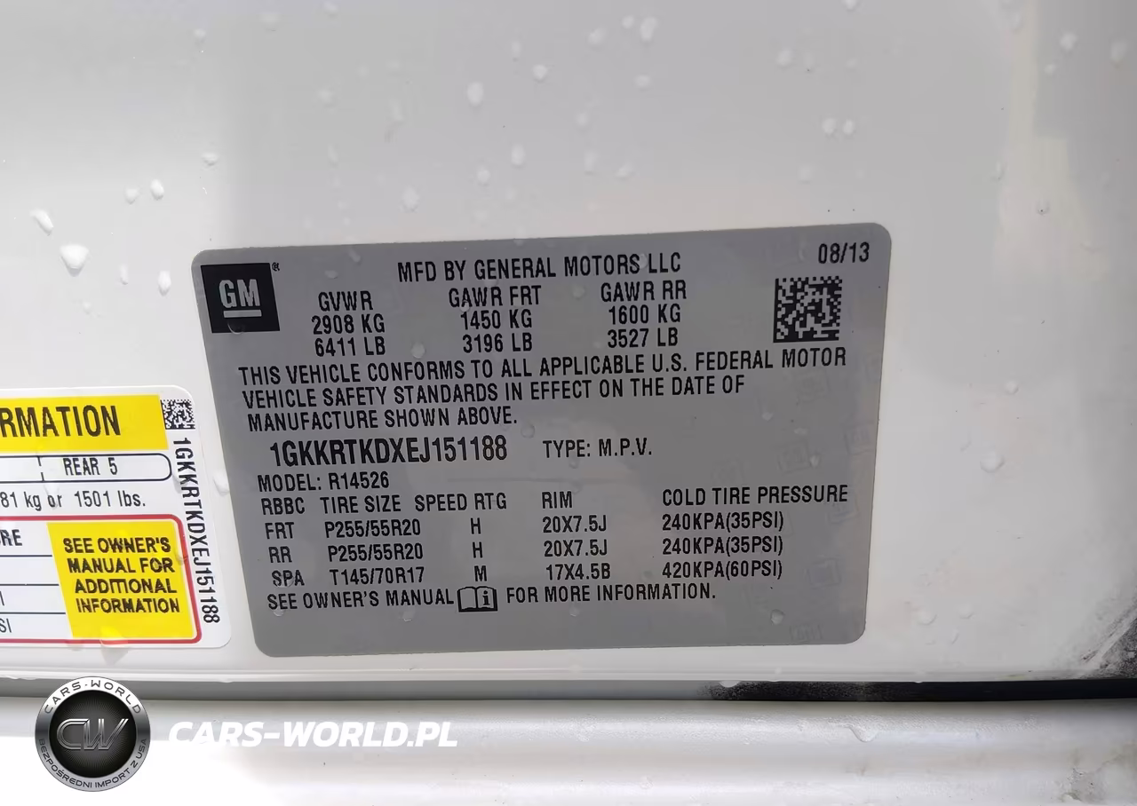 2014 GMC Acadia Denali VIN:1GKKRTKDXEJ151188 - 9