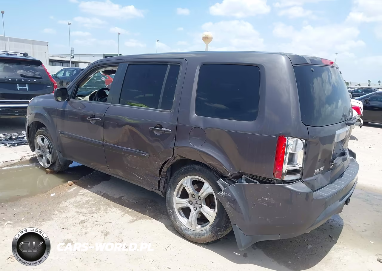 2013 Honda Pilot Ex-L VIN:5FNYF3H57DB018912 - 3