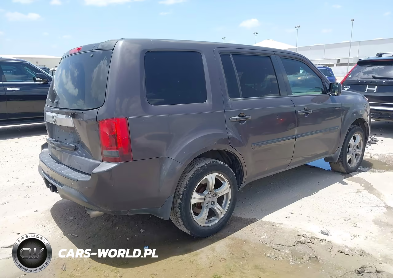 2013 Honda Pilot Ex-L VIN:5FNYF3H57DB018912 - 4