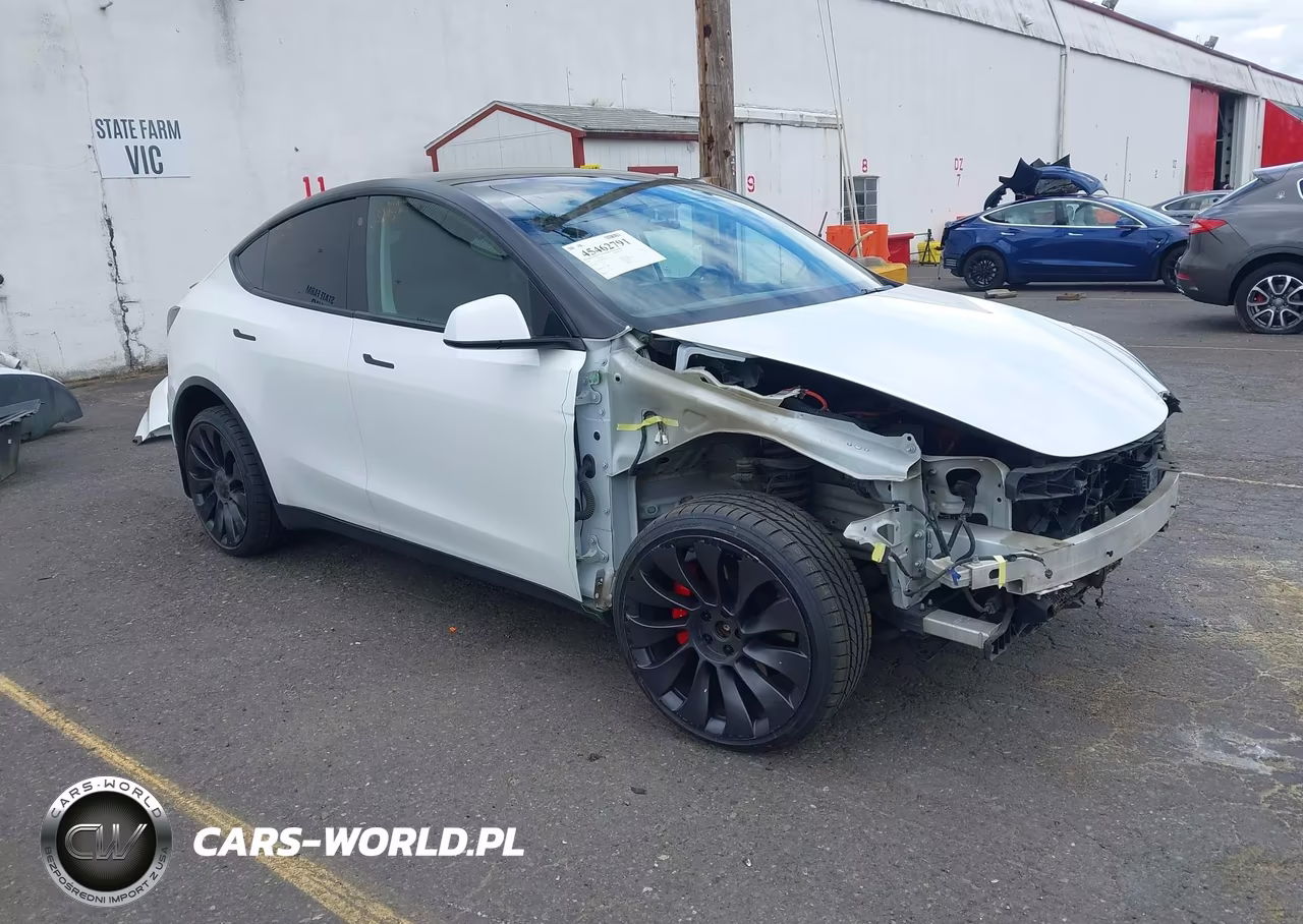 2021 Tesla Model Y Performance Dual Motor All-Wheel Drive VIN:5YJYGDEF5MF146713 - 1