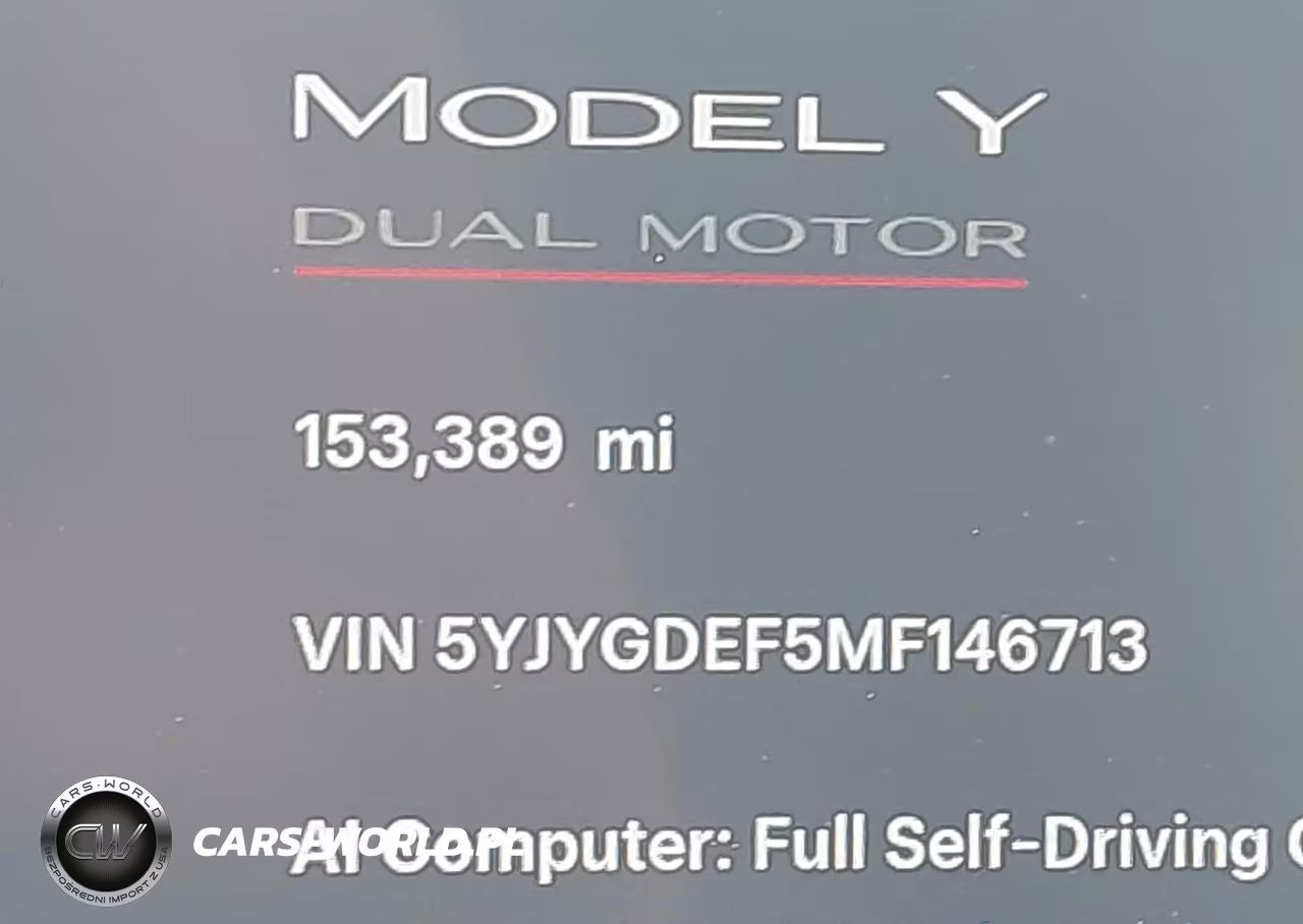 2021 Tesla Model Y Performance Dual Motor All-Wheel Drive VIN:5YJYGDEF5MF146713 - 15