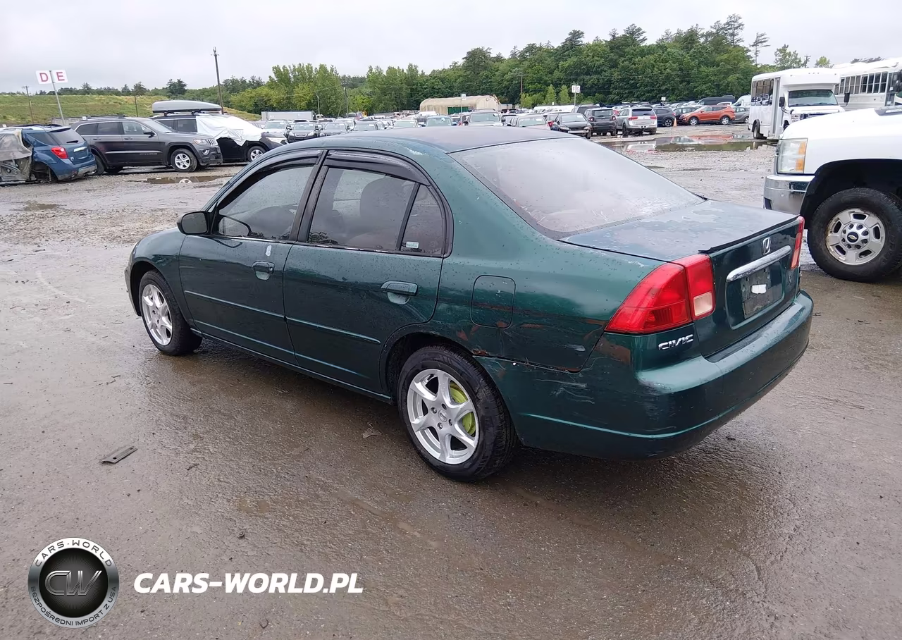 2002 Honda Civic Lx VIN:2HGES16582H593390 - 3